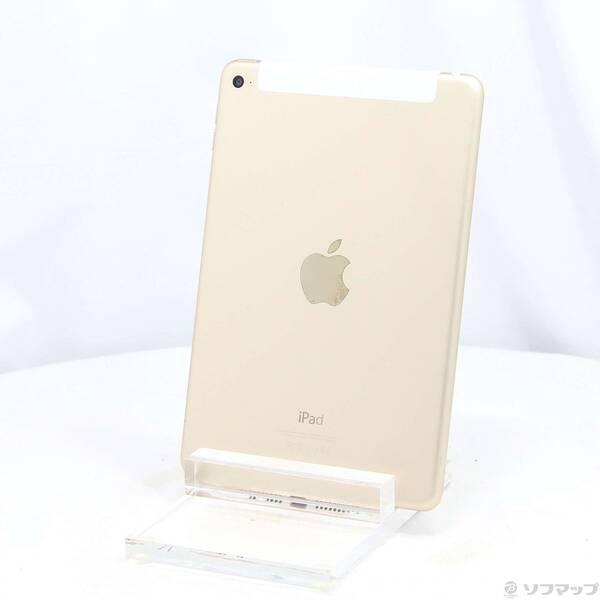 〔中古〕Apple(アップル) iPad mini 4 128GB ゴールド MK782J／A docomoロック解除SIMフリー〔251-ud〕