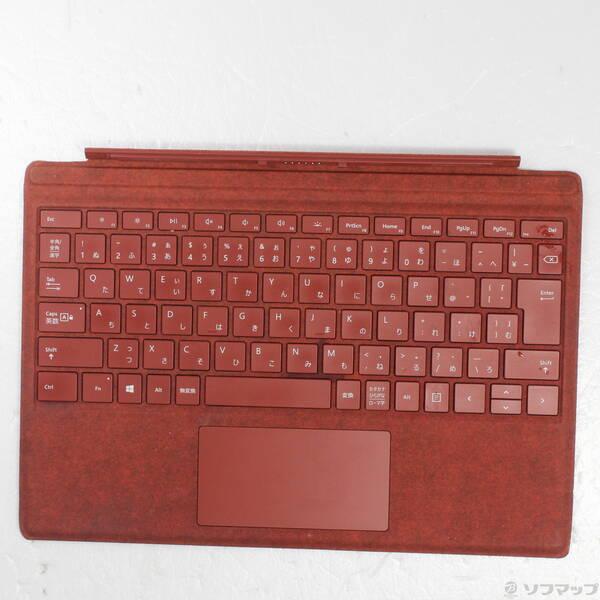 〔中古〕Microsoft(マイクロソフト) Surface Pro Signature Type Cover ポピーレッド FFP-00119〔198-ud〕