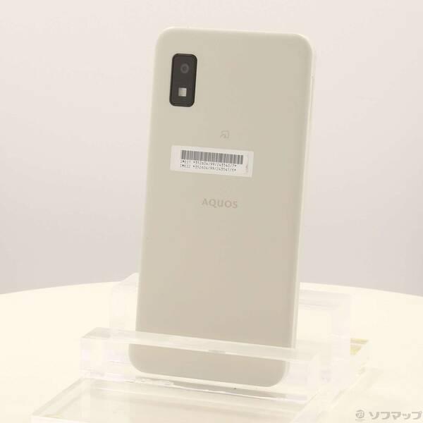 〔中古〕SHARP(シャープ) AQUOS wish2 64GB アイボリー A204SH Y!mobile SIMフリー〔198-ud〕