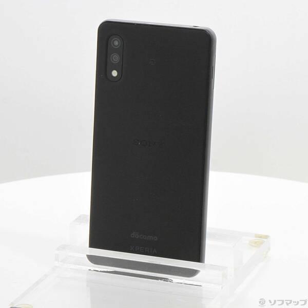 〔中古〕SONY(ソニー) Xperia Ace II 64GB ブラック SO-41B docomoロック解除SIMフリー〔352-ud〕