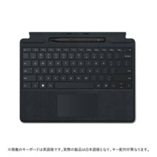 〔中古〕Microsoft(マイクロソフト) スリムペン2付き Surface Pro Signatune キーボード ブラック 8X6-00019〔377-ud〕