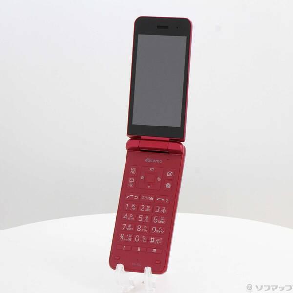 中古〕KYOCERA(京セラ) DIGNO ケータイ KY-42C レッド docomo SIM