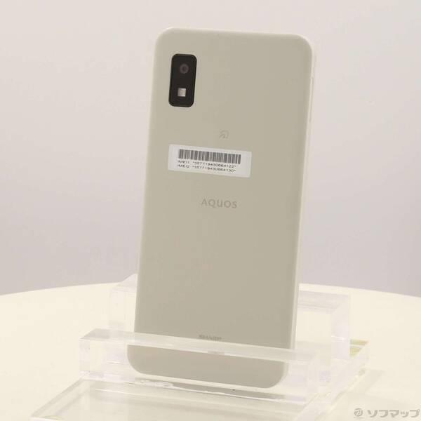 〔中古〕SHARP(シャープ) AQUOS wish 64GB アイボリー SHG06 au SIMフリー〔297-ud〕