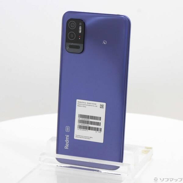 〔中古〕Xiaomi(シャオミ) Redmi Note 10T 64GB ナイトタイムブルー XMSAC1 Softbank SIMフリー〔269-ud〕