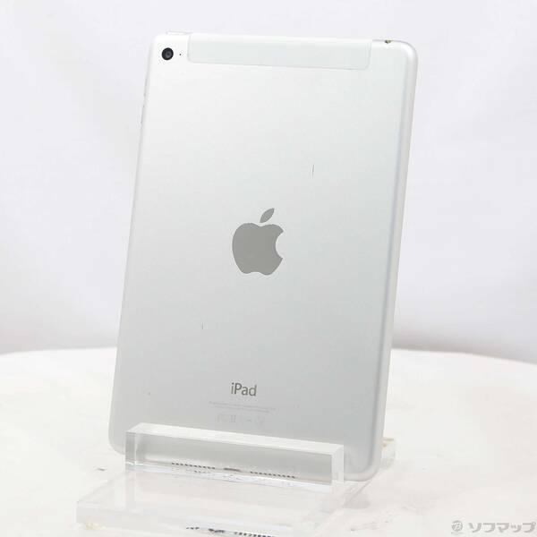〔中古〕Apple(アップル) iPad mini 4 64GB シルバー MK732J／A auロック解除SIMフリー〔377-ud〕