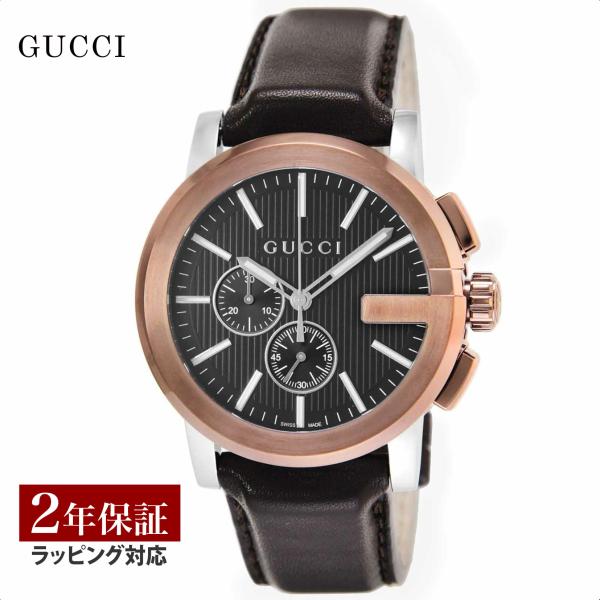 グッチ GUCCI 腕時計 メンズ YA101202 クォーツ ブラック GUCCI（グッチ） メンズ 時計 G CHRONO クロノ クォーツ ブラック