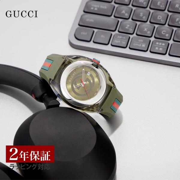 新品未使用 GUCCI グッチ メンズ 腕時計 YA137106 カーキ 楽天市場】グッチ 時計 シンク 46mm クオーツ メンズ 腕時計