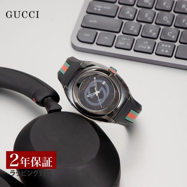 ☆GUCCI グッチ☆SYNC ブラック　クオ-ツ　腕時計YA137107A Amazon.co.jp: [グッチ] 腕時計 Watch SYNC ブラック文字盤