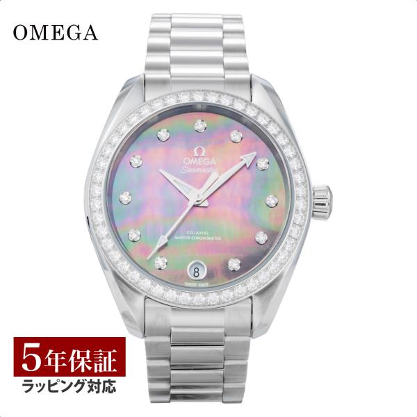 オメガ OMEGA 220.10.34.20.02.001 シーマスター アクアテラ コーアクシャル デイト 自動巻き レディース 良品 _951175 omega-seamaster-aqua-terra-