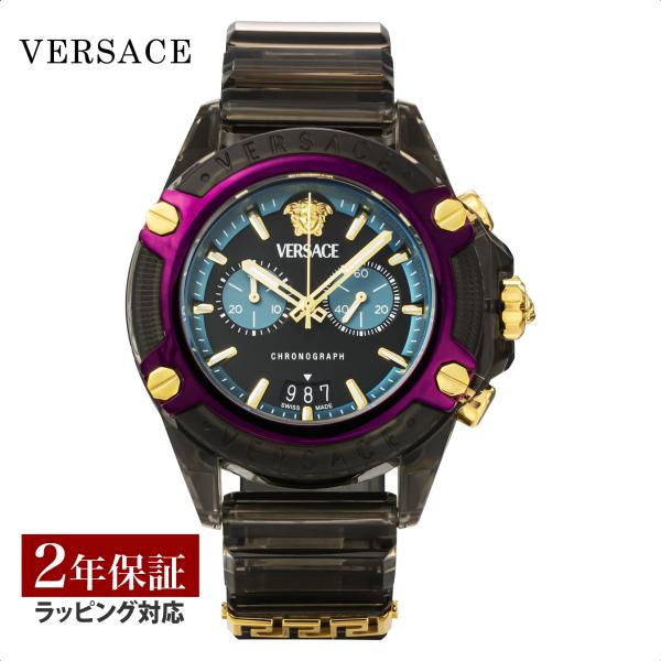 VERSACE ヴェルサーチェ ICON ACTIVE クォーツ メンズ ブラック