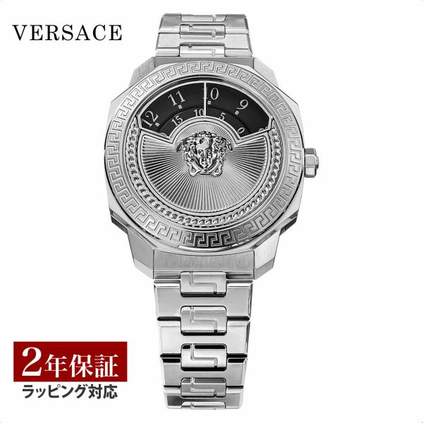 VERSACE ヴェルサーチ DYLOS クォーツ シルバー VQU030015 VERSACE ヴェルサーチェ ヴェルサーチ メンズ レディース 時計 DYLOS