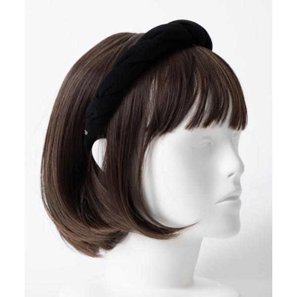 【美品】アレクサンドルドゥパリのツイストサテンカチューシャ（定価4.2万） ALEXANDRE DE PARIS アレクサンドル ドゥ パリ カチューシャ THB-20150