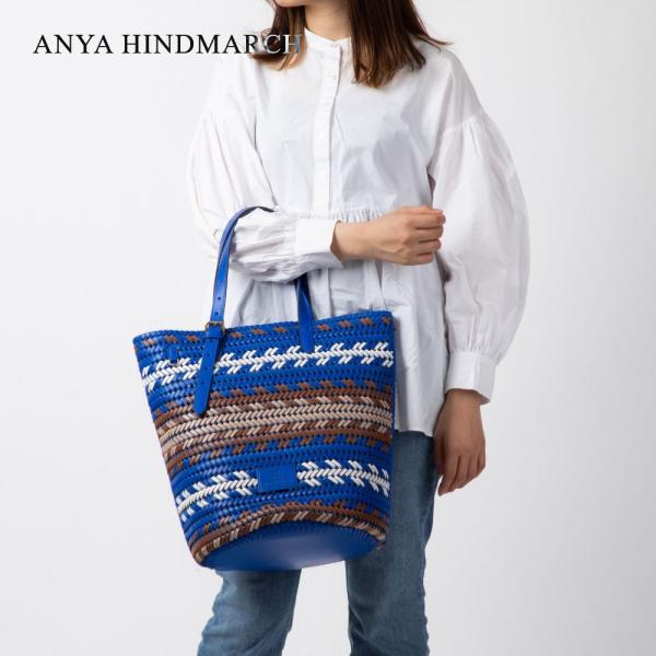 アニヤ・ハインドマーチ] トートバッグ The Neeson Cylinder Tote Zig