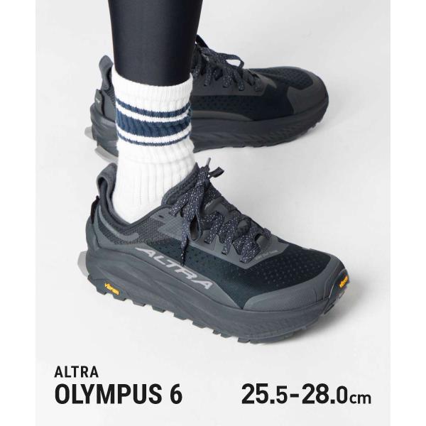 アルトラ ALTRA OLYMPUS 6 オリンパス 6 AL0A85NJ スニーカー メンズ シューズ トレイルランニング Vibram ビブラムソール 登山 ハイキング ウォーキング
