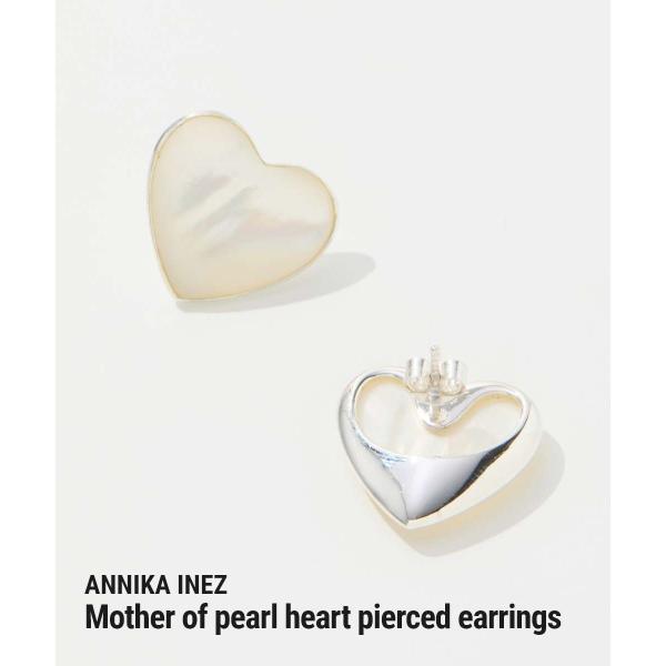 ANNIKA INEZ アニカイネズ Mother of pearl heart pierced
