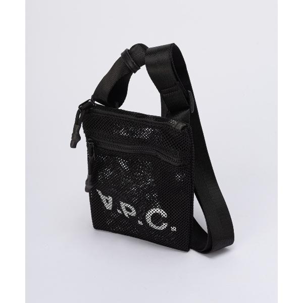 A.P.C. メッシュバッグ　ブラック A.P.C｜アーペーセーメッシュ ショッピング バック (A.P.C.