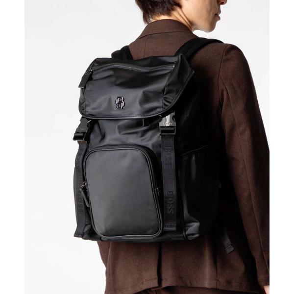 美品　ヒューゴボス（HUGO）のリュックサック バックパック　 BOSS ボス HUGO BOSS（ヒューゴ・ボス） HUGO BOSS multi pocket bagpak マルチ