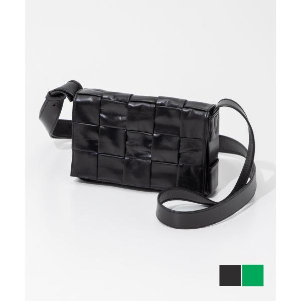 ク*ロ様 ボッテガ　バック ボッテガヴェネタ レッジェーロ レザー ショルダーバッグ