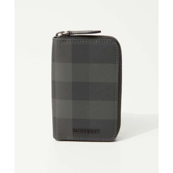 【Burberry】チェック ジップカードケース チェック ジップカードケース (ライケン) - ウィメンズ