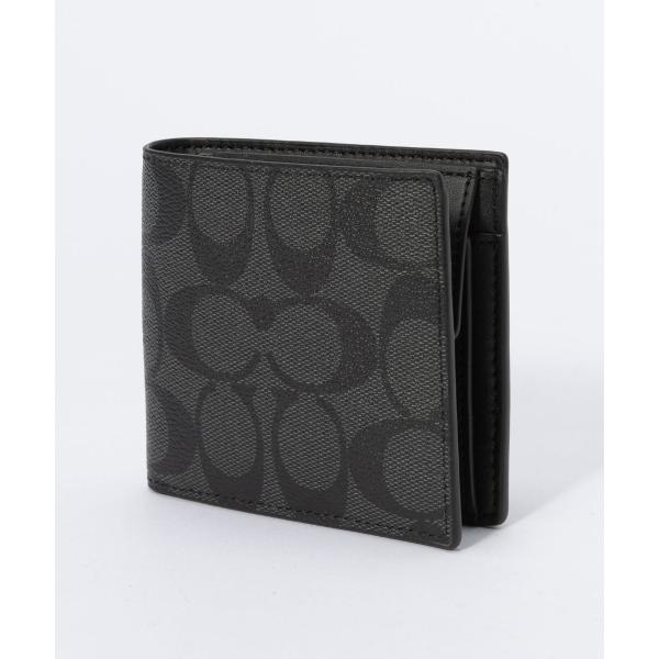 COACH コーチ 折り財布　小銭入れあり　黒 ブラック新品未使用 F75006 u-stream_coa0001000018