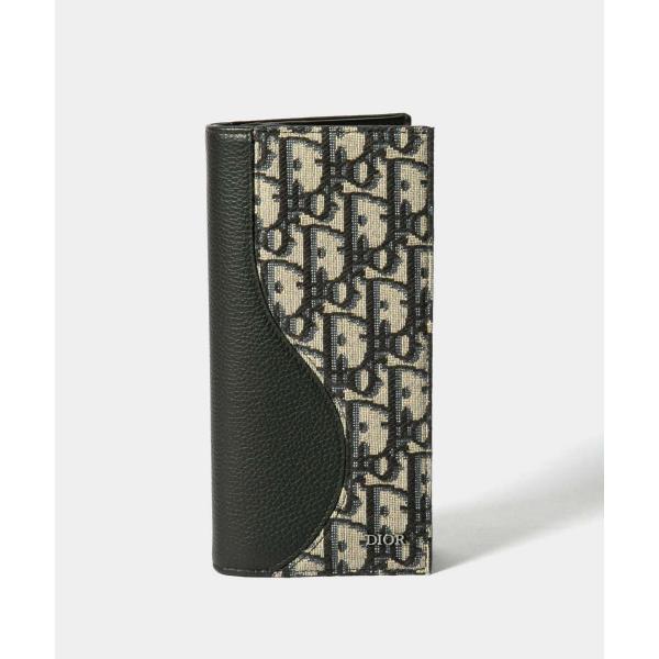 Christian Dior ディオール Saddle バーティカル ロングウォレット