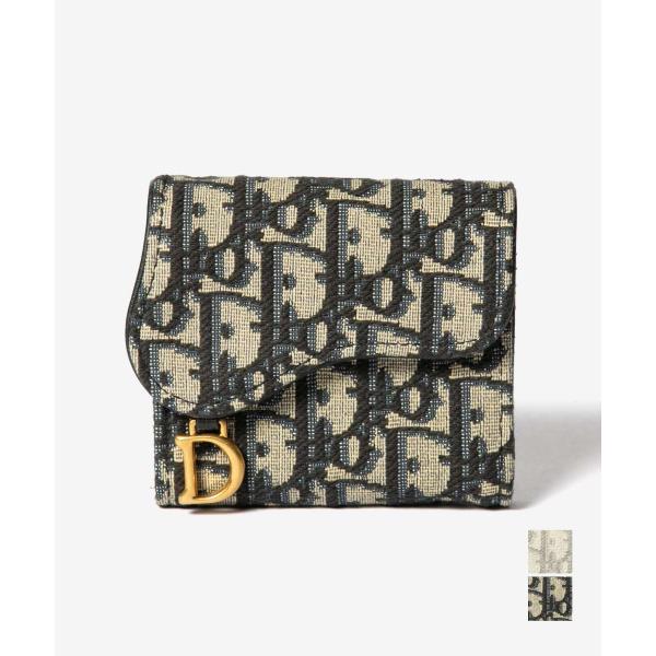 Christian Dior ディオール Saddle Lotus ウォレット S5652CTZQ