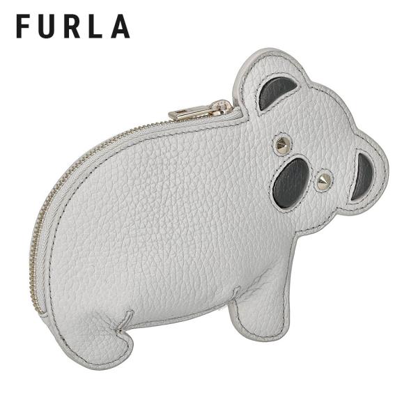 FURLA フルラ　コインケース　小銭入れ　グレー　ラウンドジップ　新品未使用 u-stream_fl-wp00092-hsf000-cyo00