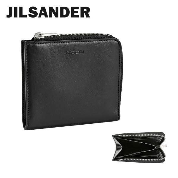 ジルサンダー JIL SANDER 財布 メンズ レディース 財布 レザー L字 ラウンドファスナー カードケース 小物 黒 プレゼント お祝い  JSMT840075 MTS00008N ギフト