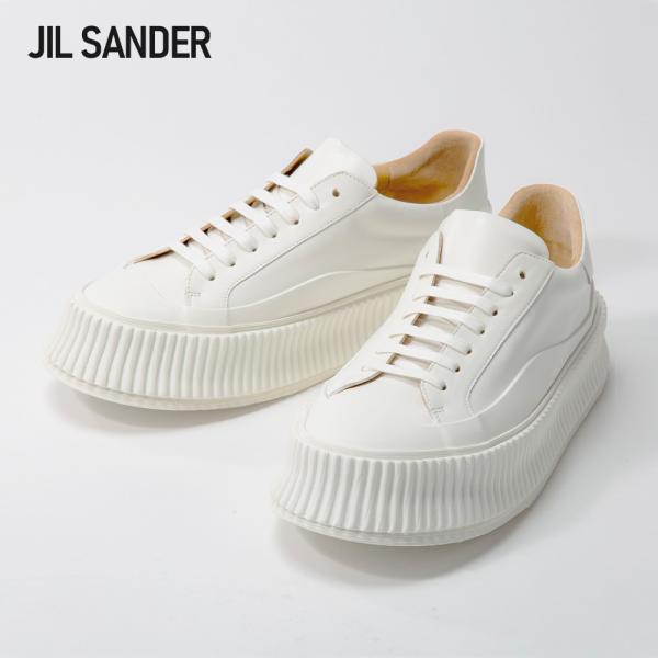 JIL SANDER カーフレザースニーカー JIL SANDER レザースニーカー
