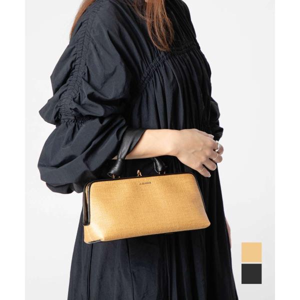 新品 JIL SANDER 21SSハンドバッグ JIL SANDER ジルサンダー GOJI SM RAFIA J07WD0086 P7114 001