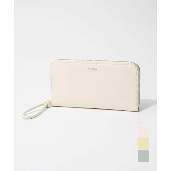 ✨️美品✨️ ジルサンダー 長財布 L字ファスナー 型押し レザー 黒 シルバー金具 JIL SANDER ジルサンダー 財布 メンズ レディース レザー L字