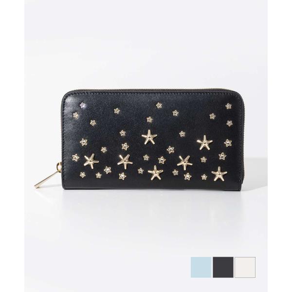 最高級⭐️美品 JIMMY CHOO 二つ折り財布　ナッパレザー ブラック　現行 ジミーチュウ(JIMMY CHOO) 二つ折り 財布 | 通販・人気ランキング