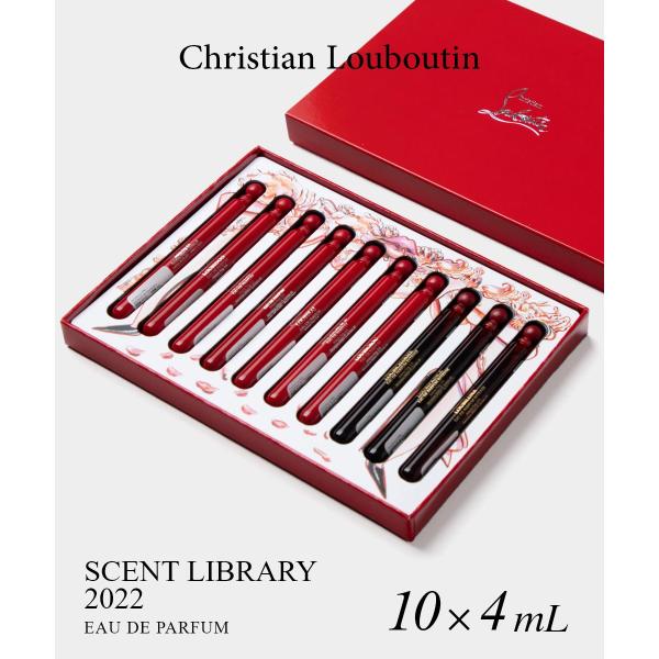 クリスチャンルブタン Christian Louboutin CLB FRAG SCENT LIBRARY 2022 10X4ML セントライブラリー オードパルファム 10×4mL 返品交換対象外 爆買