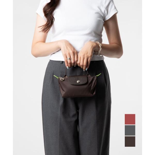 LONGCHAMP ☆ ハンドル付きポーチ LE PLIAGE 34175 u-stream_lon0000001121