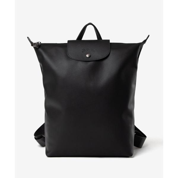 ✨️美品✨️ロンシャン ル プリアージュ　 バックパック　ブラック×フォレスト ✨️美品✨️ロンシャン ル プリアージュ バックパック ブラック