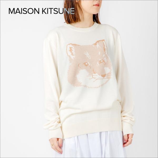 トップス MAISON KITSUNE MAISON KITSUNE メゾンキツネ IU00527KT1058 ニット メンズ レディース