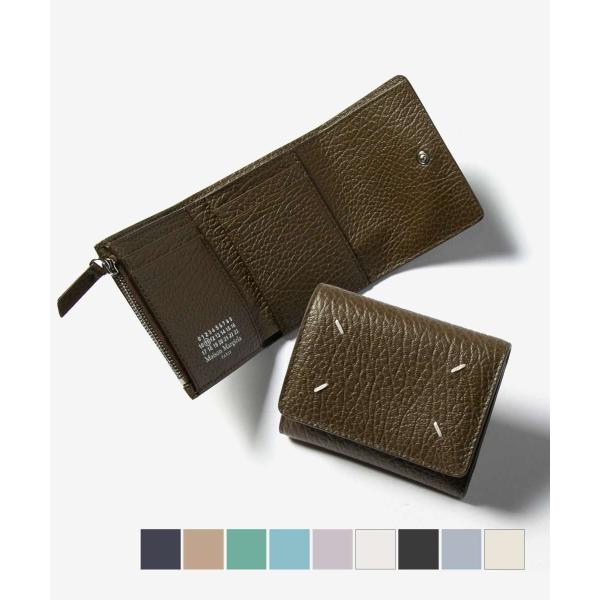 美品 MaisonMargiela三つ折り財布 メゾンマルジェラ 正規品 u-stream_mam-sa3ui0010-p4455