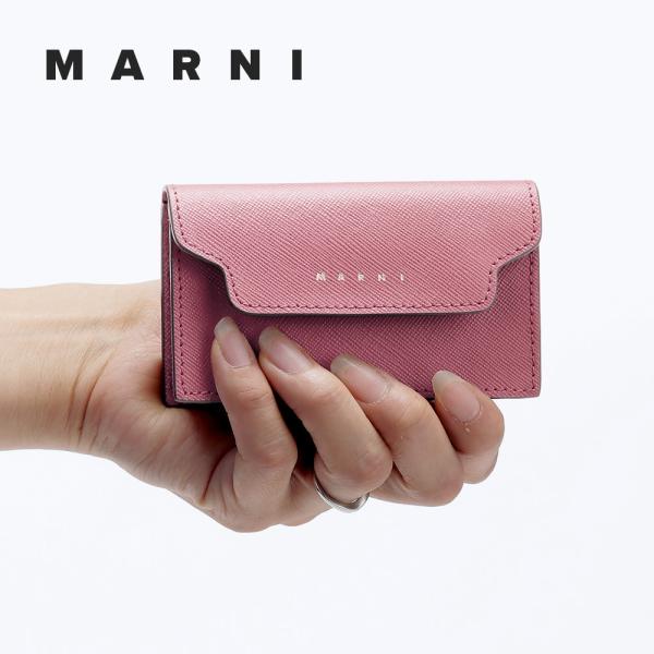 (美品)大人気、マルニ、長財布、ラウンドジップ、オールレザー、サフィアーノ、高級 MARNI（マルニ） MARNI PFMOT05U07 LV520 長財布 レディース 財布