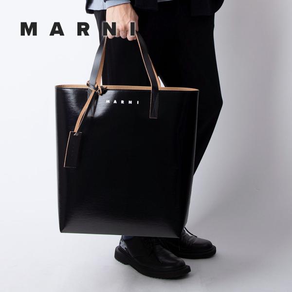 MARNI トートバッグ 黒 u-stream_mar-shmq0025q0p