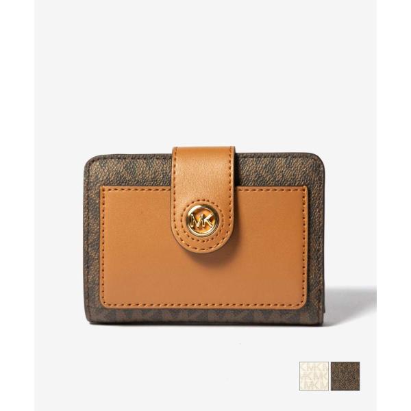 MICHAEL KORS マイケルコース 長財布 MKロゴ ベージュ マイケルコース 三つ折り財布 レディース EMPIRE エンパイア