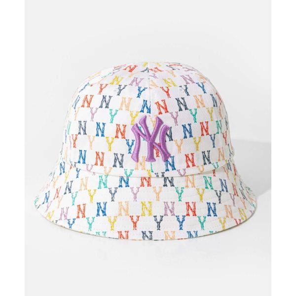MLB エムエルビーコリア Korea MONOGRAM Rainbow Dome Hat