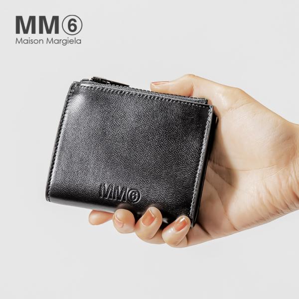 MM6 エムエム6 SA5UI0001 P4812 二つ折り財布 レディース 財布 MM6 エムエム6 SA5UI0001 P4812 二つ折り財布 レディース 財布