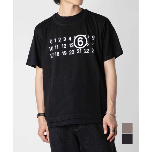 国内発送 メゾン マルジェラ MM6 黒 ロストペットTシャツ 黒 MM6 Maison Margiela Lost My Pet Cotton T-shirt | Black