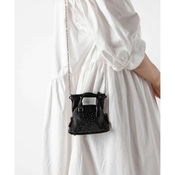 Maison Margiela ブラック 革 ハンドバッグ エムエムシックス メゾンマルジェラ ハンドバッグ ジャパニーズ