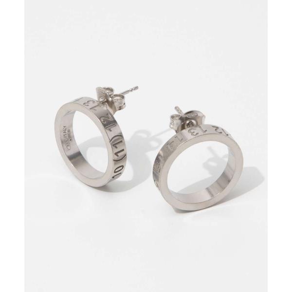 Maison Margiela サークル ロゴエングレーブド イヤリング u-stream_mmg0000001075