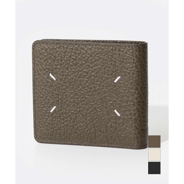 【残りわずか】MAISON MARGIELA コンパクト財布 メゾン マルジェラ MAISON MARGIELA S56UI0140 P4455 二つ折り