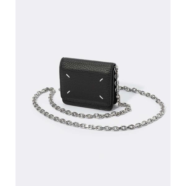 ♥ メゾンマルジェラ ヴィーガンレザー小物ポーチ白．黒セット Maison Margiela/メゾンマルジェラ】ミニクロスボディポーチお買取致し