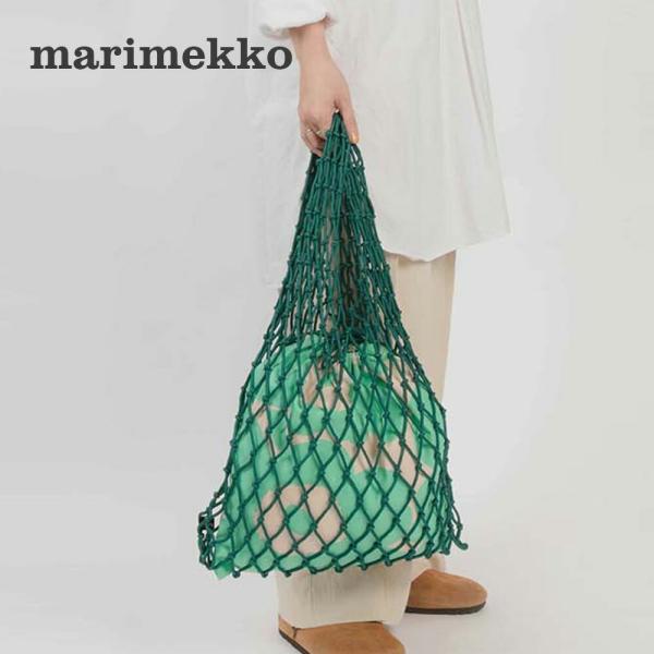 マリメッコ marimekko トートバッグ 巾着 お買い物 BARITA PIENI UNIKKO ウニッコ グリーン 049711-668 u-stream_mp-049711-668