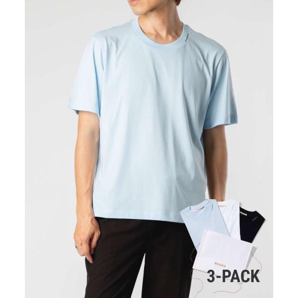 MARNI 【3枚セット】マルニ THJE0211X2 UTCZ68 Tシャツ T-SHIRT 3 PACK