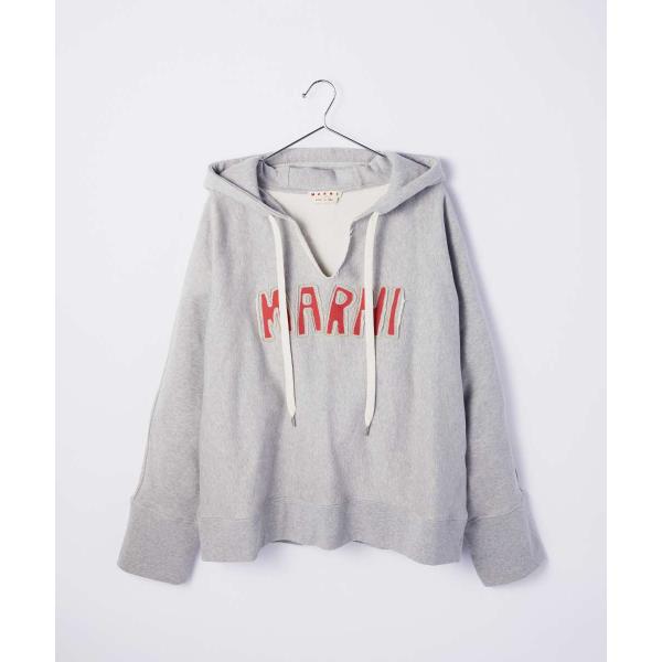 マルニ  FLJE0129PY インレイレタリングパーカー レディース 38 MARNI（マルニ） MARNI FLJE0129PY USCU55 パーカー メンズ トップス